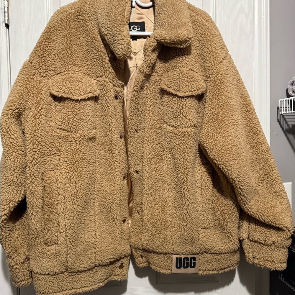UGG Camel Sherpa Jacket